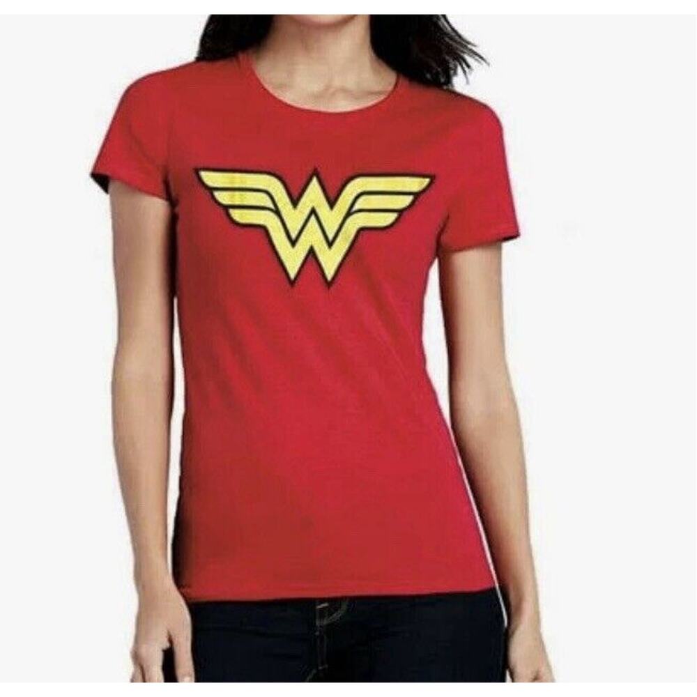Wonder Woman Logo T-Shirt Superhero 2XL Juniors Women’s Adult Costume DC Comics